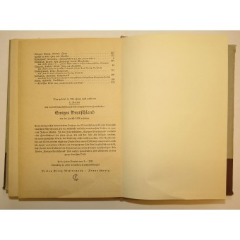 Propagande livre « Allemagne éternelle » - lédition WHW, 1940. « Ewiges Deutschland ». Espenlaub militaria